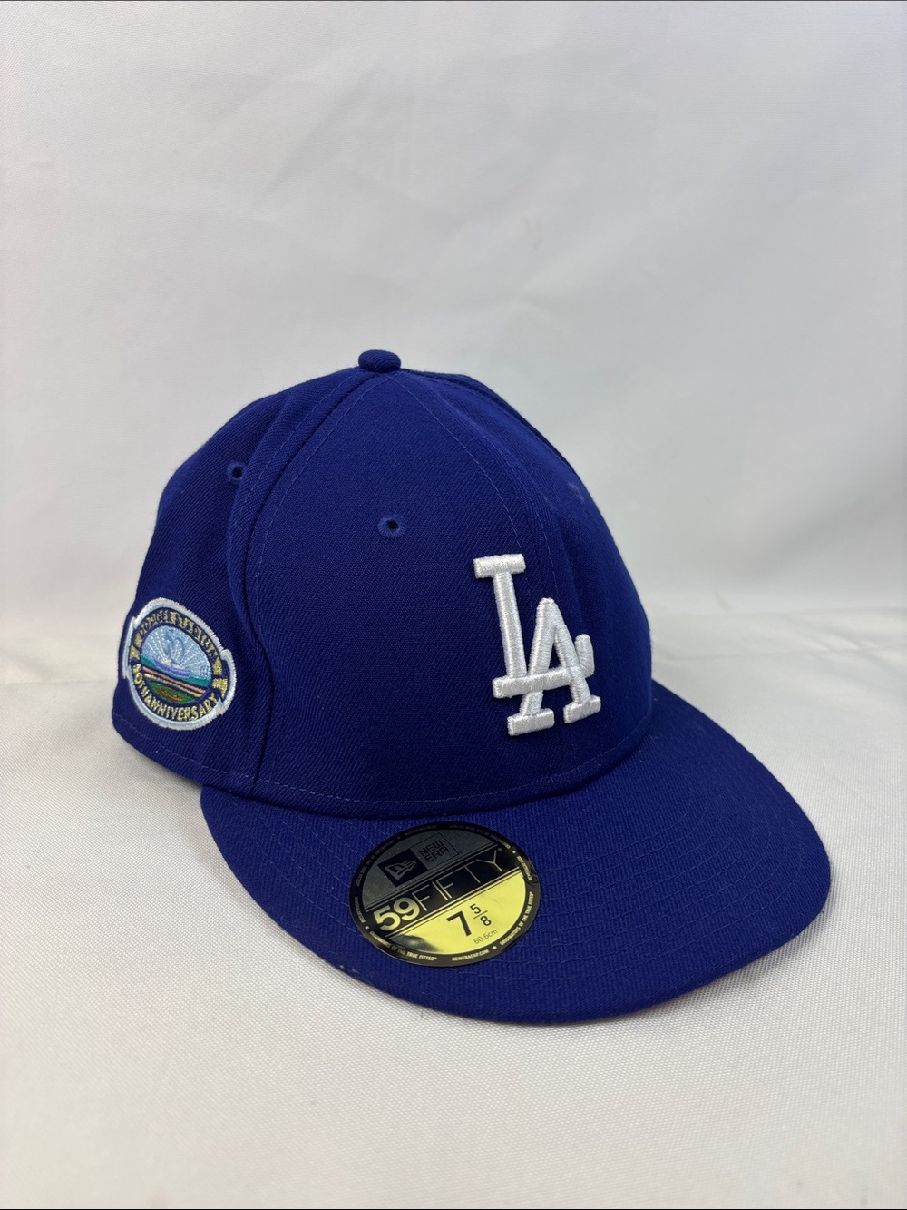 New Era 59Fifty Los Angeles Dodgers Fitted Hat Dodgers Stadium 50th 7 5/8
